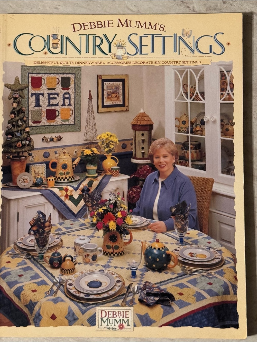 Country‎ Settings Debbie Mum Quilting Book 2008 Countrt Kitchen Cottagecore